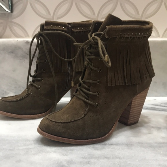 Gianni Bini Shoes - Army Green Gianni Bini Combat Boots NWOT